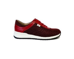 Red comfort sneaker