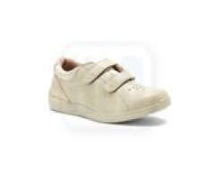 White leather shoe
